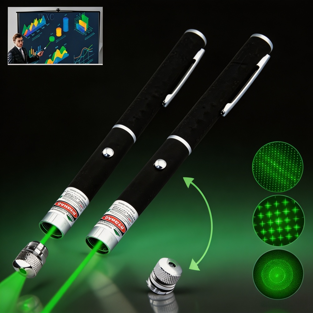 Laser Pointer Cat Toy Automatic - (No Incluye Baterías) Puntero Láser Verde