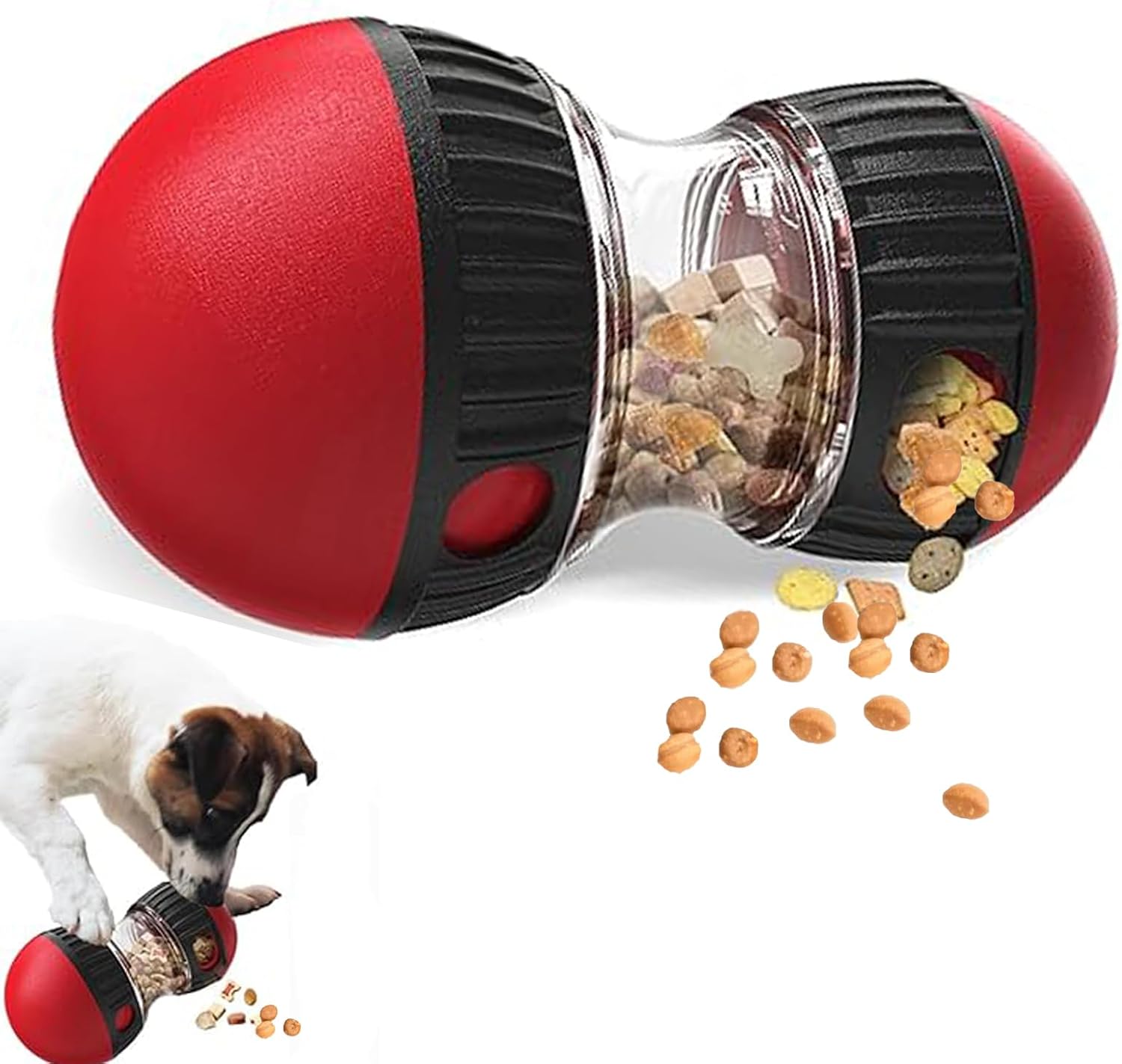 Dog Puzzle Feeder Toy - Juguetes para perros y pelota de