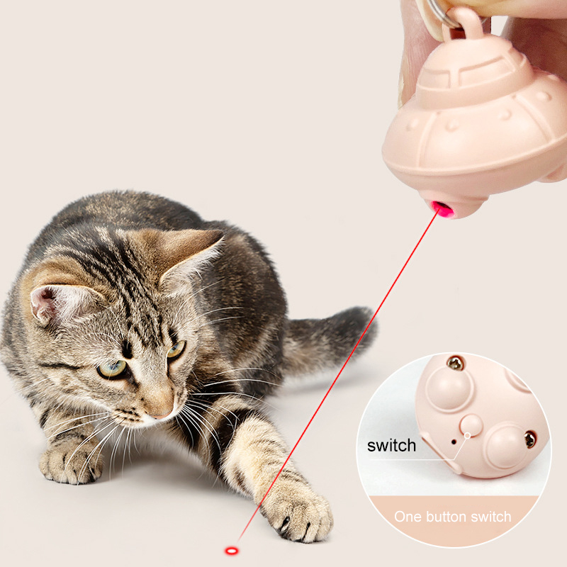 Laser Pointer Cat Toy Automatic - Juguete láser para gatos, puntero, Collar