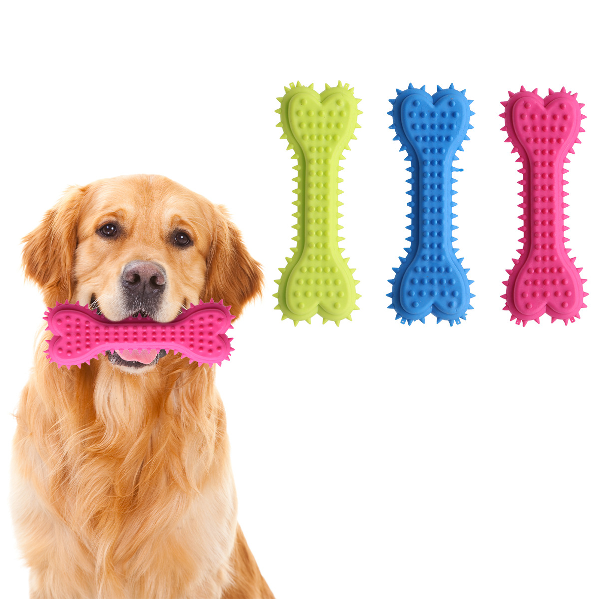 Indestructible Dog Chew Toy - Juguetes para perros pequeños, juguete indestructible