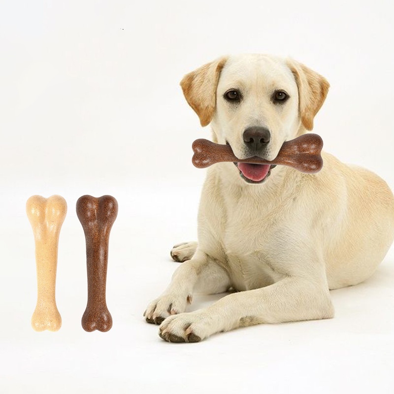 Teeth Cleaning Dog Chew Bone - Juguete Masticable Duradero para Perros con