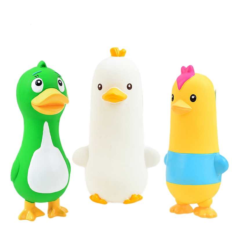 Interactive Squeaky Plush Dog Toy - Juguete para perros de látex con
