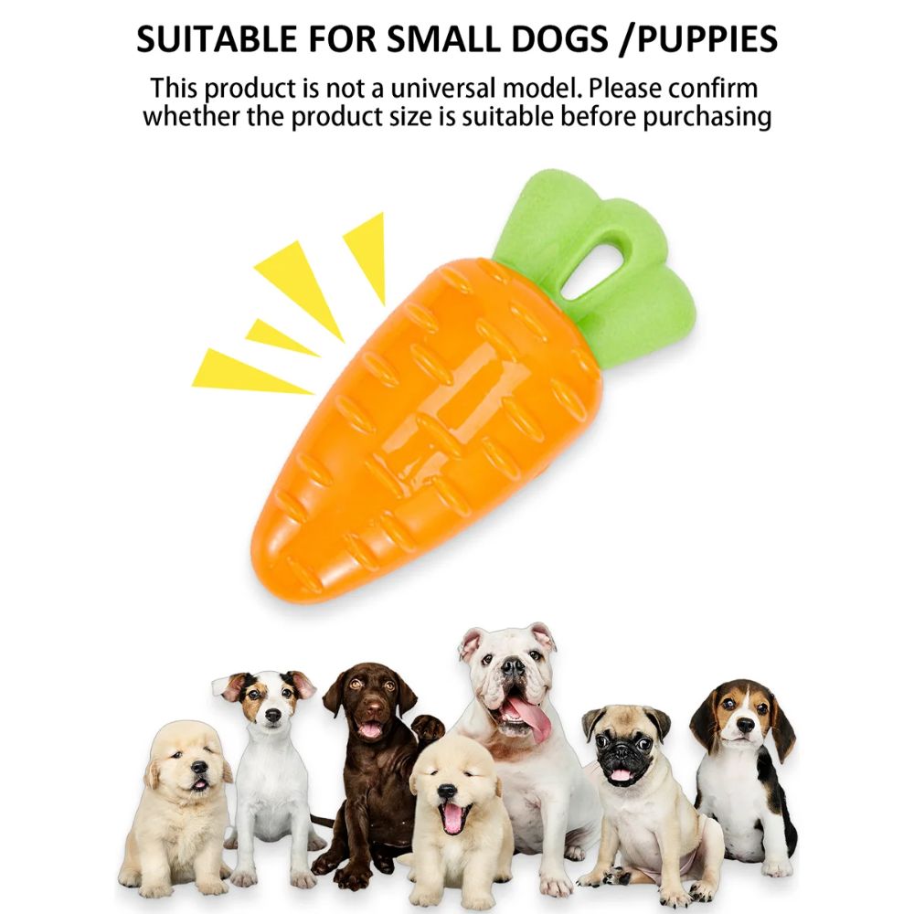 Indestructible Dog Chew Toy - Juguete Duradero de TPR Indestructible para