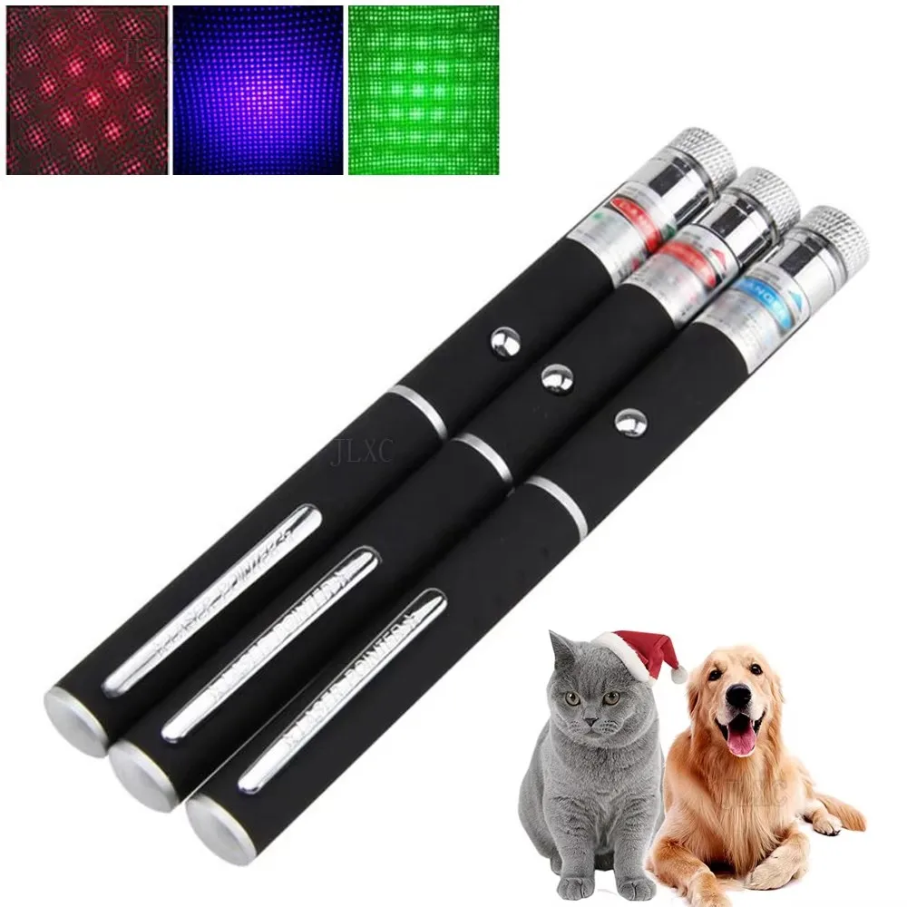 Laser Pointer Cat Toy Automatic - (Pilas no incluidas) Puntero láser verde