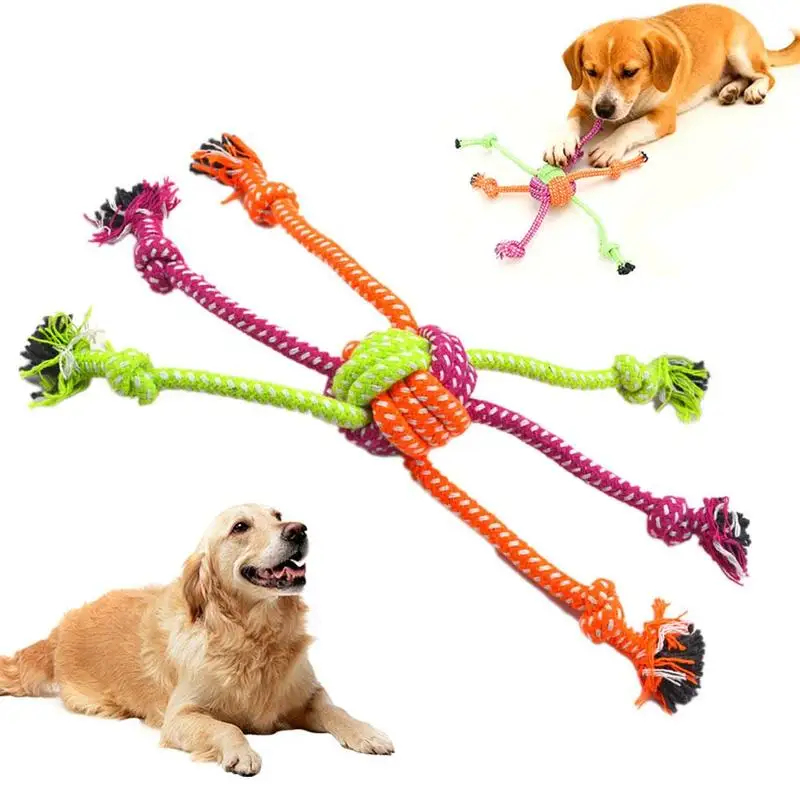 Dog Rope Toy Aggressive Chewers - Juguete Masticable Resistente para Perros, Bola