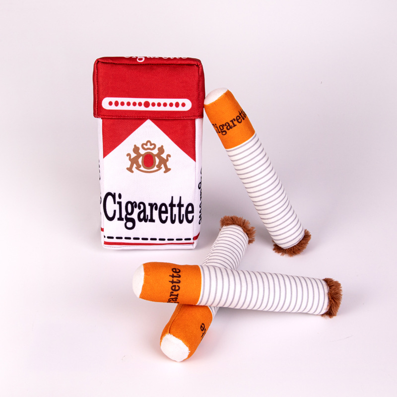 Cigarrillos de juguete para pe - Interactive Squeaky Plush Dog Toy reseña y precio