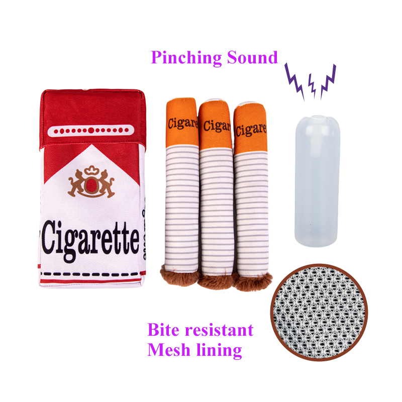 Cigarrillos de juguete para pe - Interactive Squeaky Plush Dog Toy reseña y precio