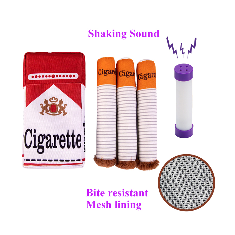 Cigarrillos de juguete para pe - Interactive Squeaky Plush Dog Toy reseña y precio