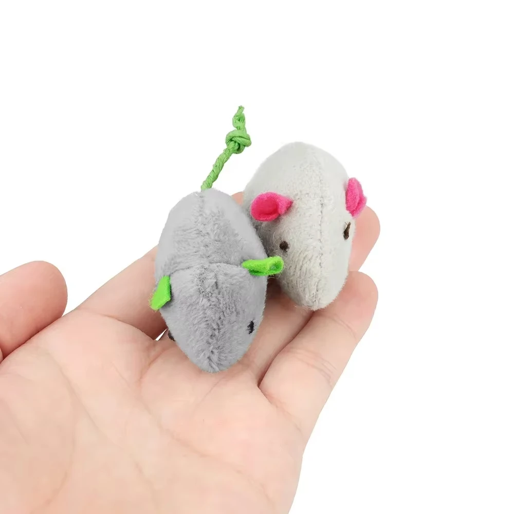 5 unidades de juguetes para ga - Catnip Interactive Plush Mouse reseña y precio