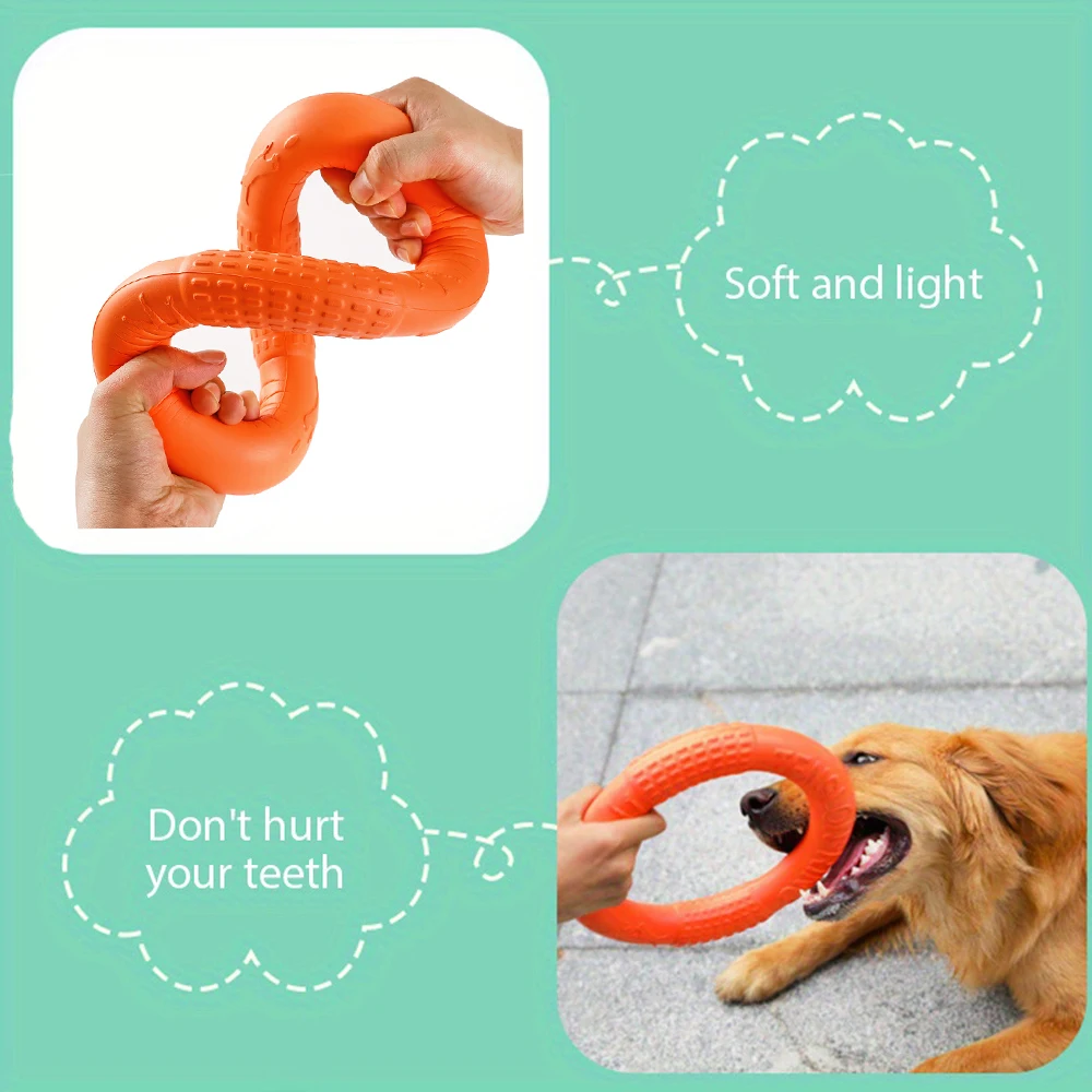 Juguetes de entrenamiento para - Flying Disc Dog Training Toy reseña y precio