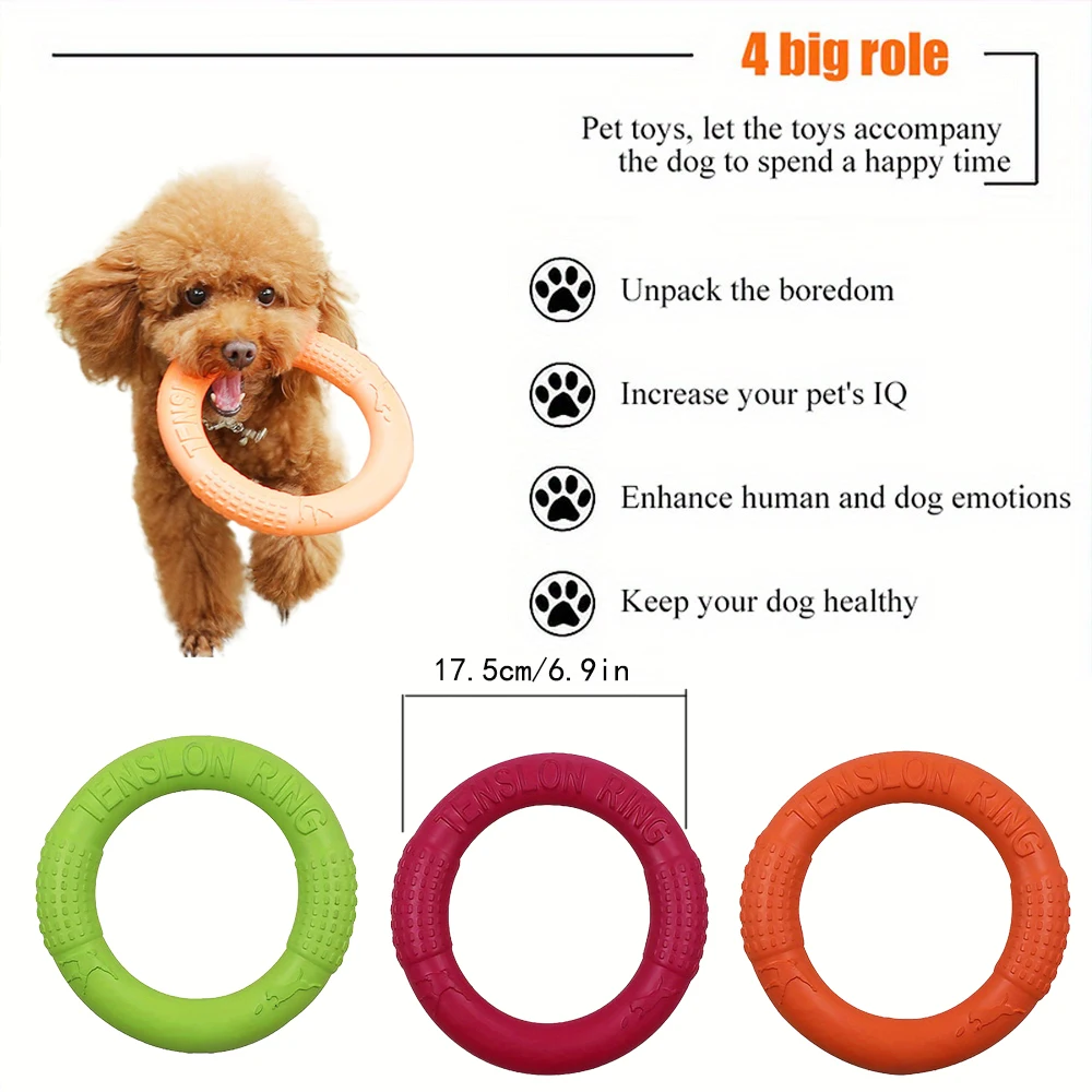 Juguetes de entrenamiento para - Flying Disc Dog Training Toy reseña y precio