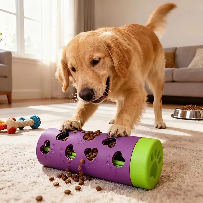 Juguete dispensador de golosin - Rubber Treat Dispensing Dog Toy reseña y precio