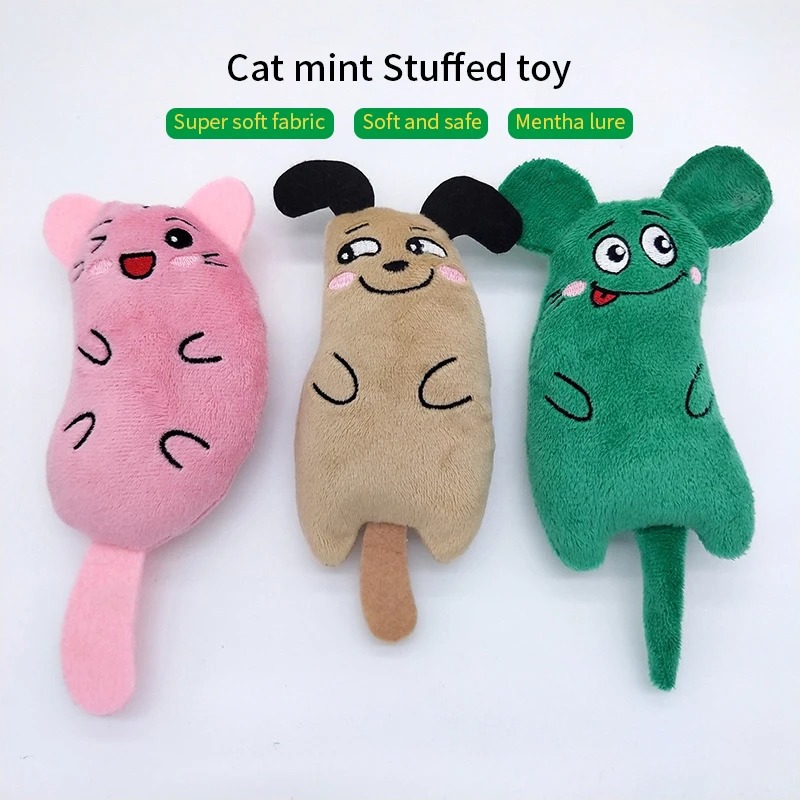 Lindos juguetes para gatos, di - Catnip Interactive Plush Mouse reseña y precio