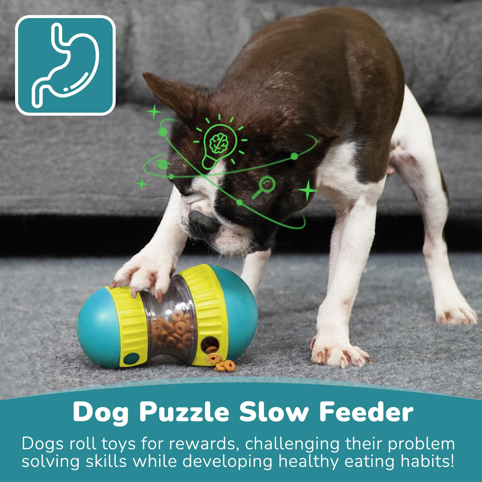 Juguetes para perros y pelota  - Dog Puzzle Feeder Toy reseña y precio