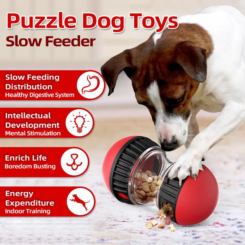 Juguetes para perros y pelota  - Dog Puzzle Feeder Toy reseña y precio