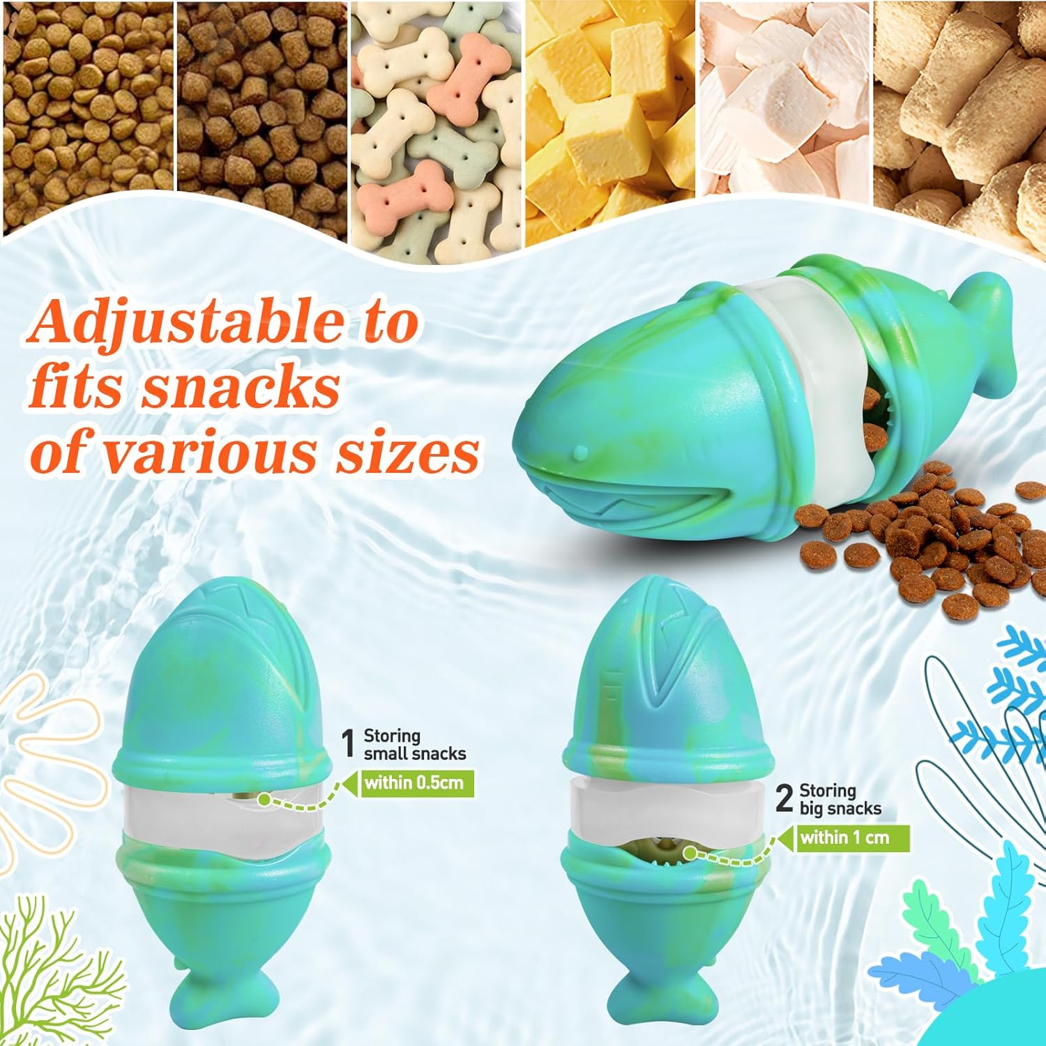 Juguete para masticar dispensa - Rubber Treat Dispensing Dog Toy reseña y precio