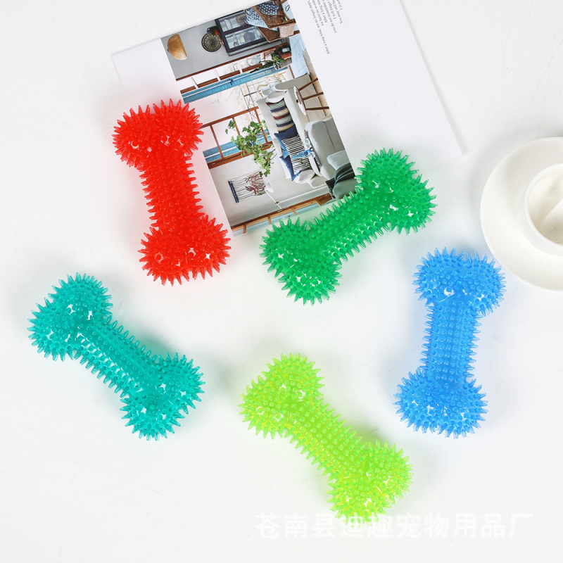Juguete para perros grandes, h - Teeth Cleaning Dog Chew Bone reseña y precio
