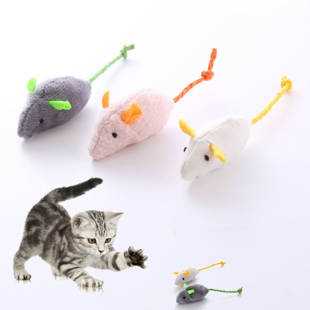 2 uds divertido peluche suave  - Catnip Interactive Plush Mouse reseña y precio