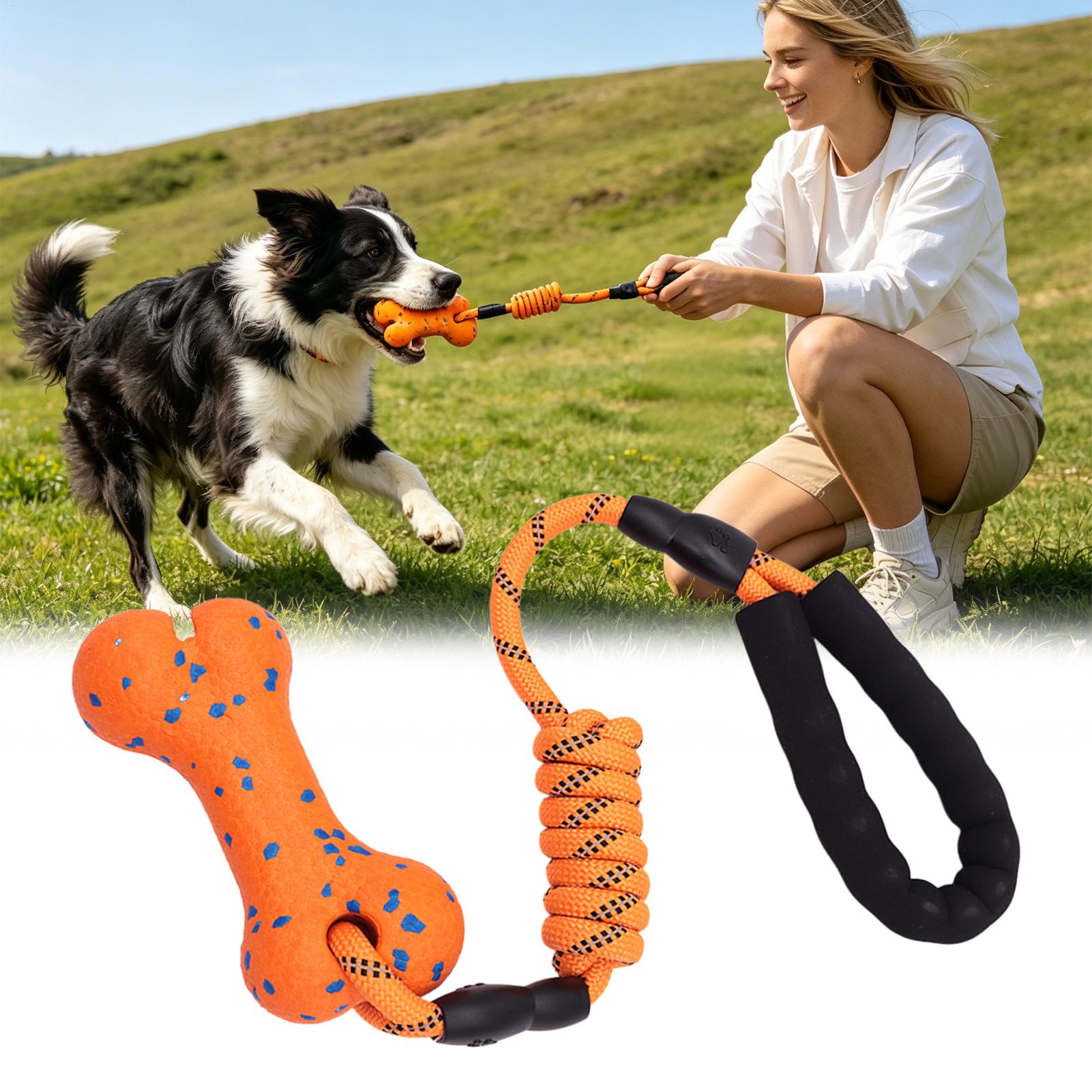 Juguete de Cuerda para Perros, - Dog Rope Toy Aggressive Chewers reseña y precio