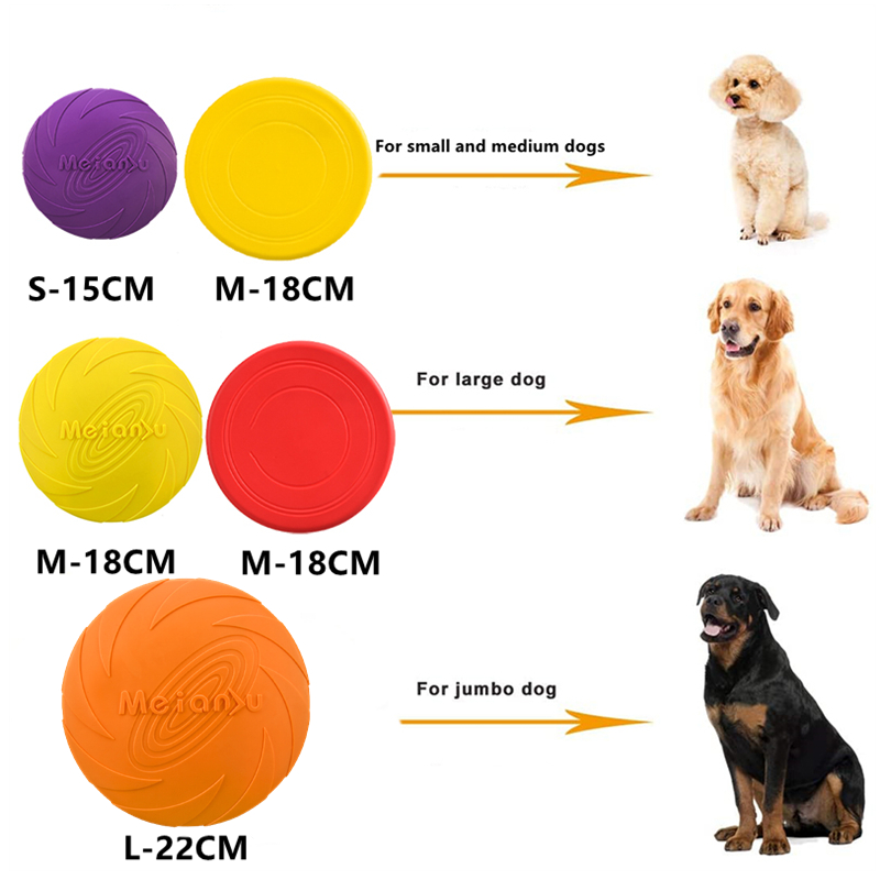 Juguete interactivo de silicon - Flying Disc Dog Training Toy reseña y precio