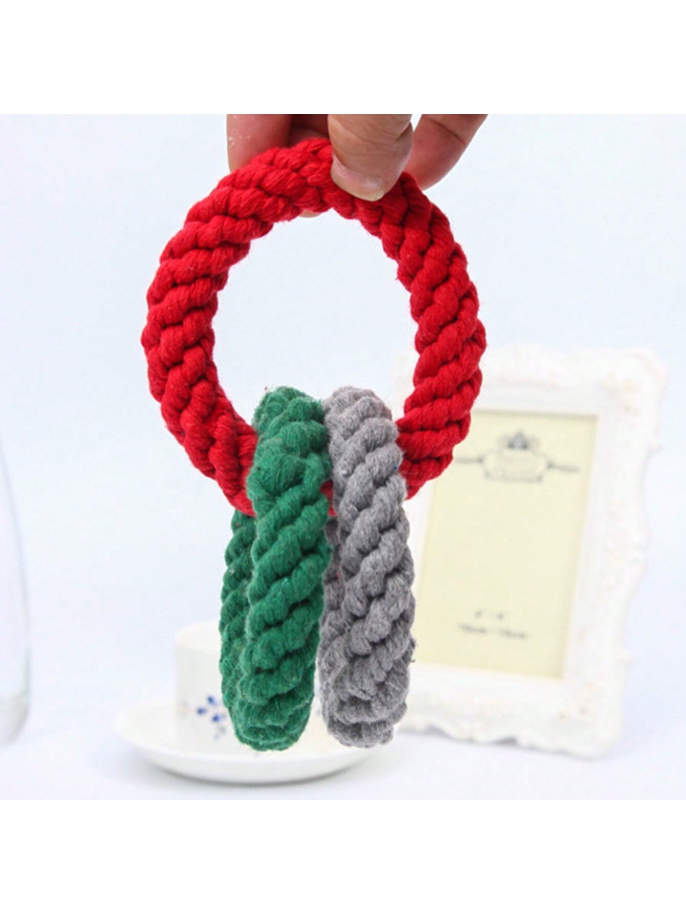 1 Juguete Masticable Grande y  - Dog Rope Toy Aggressive Chewers reseña y precio