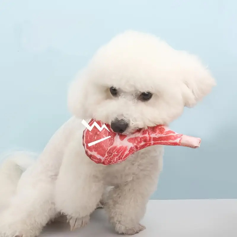 Juguete para Perros con Sonido - Teeth Cleaning Dog Chew Bone reseña y precio