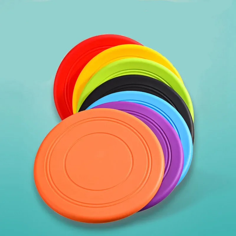 Platillo volador de silicona p - Flying Disc Dog Training Toy reseña y precio