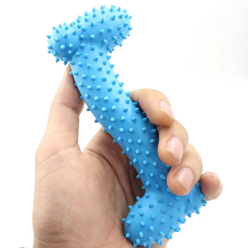 Juguete de Goma Resistente par - Teeth Cleaning Dog Chew Bone reseña y precio