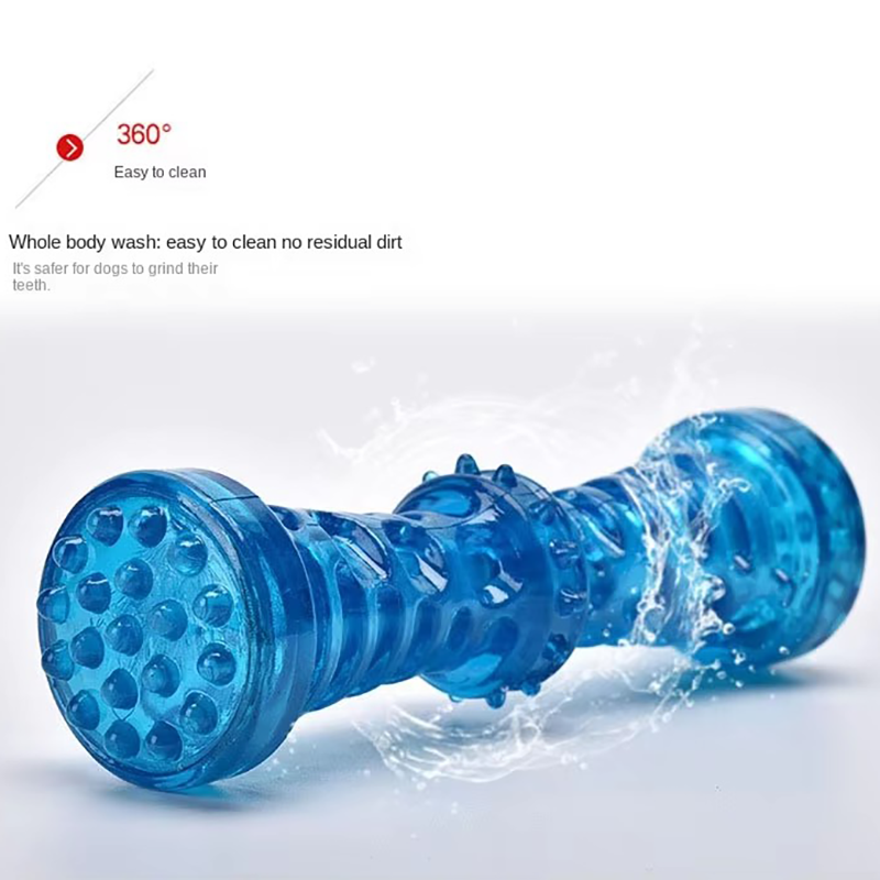 Juguete de goma chirriante par - Teeth Cleaning Dog Chew Bone reseña y precio