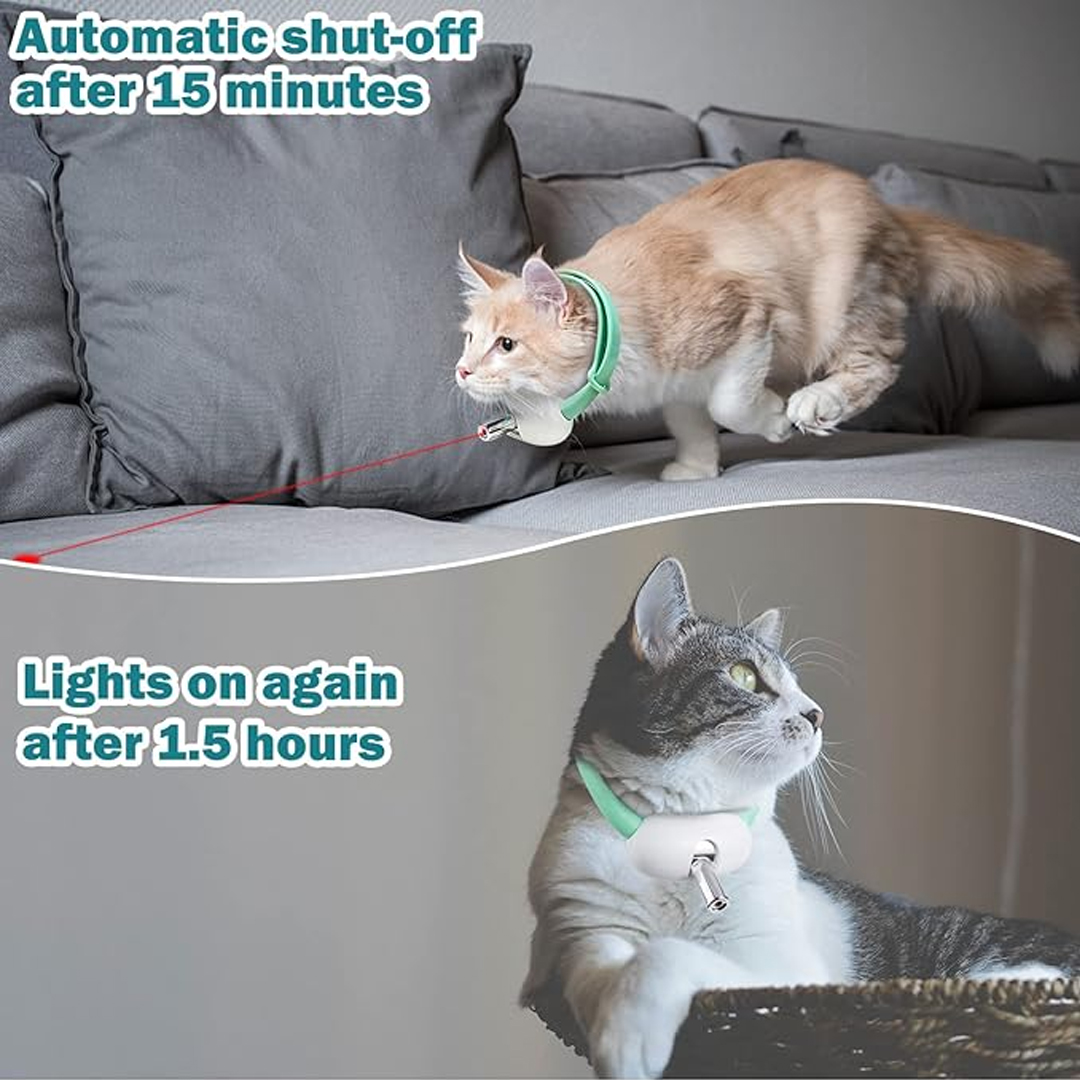 Collar con puntero láser para  - Laser Pointer Cat Toy Automatic reseña y precio