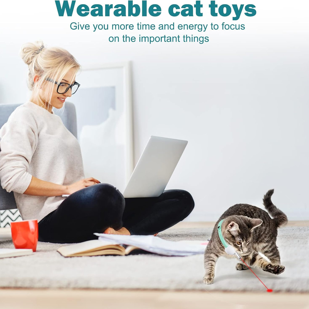 Collar con puntero láser para  - Laser Pointer Cat Toy Automatic reseña y precio