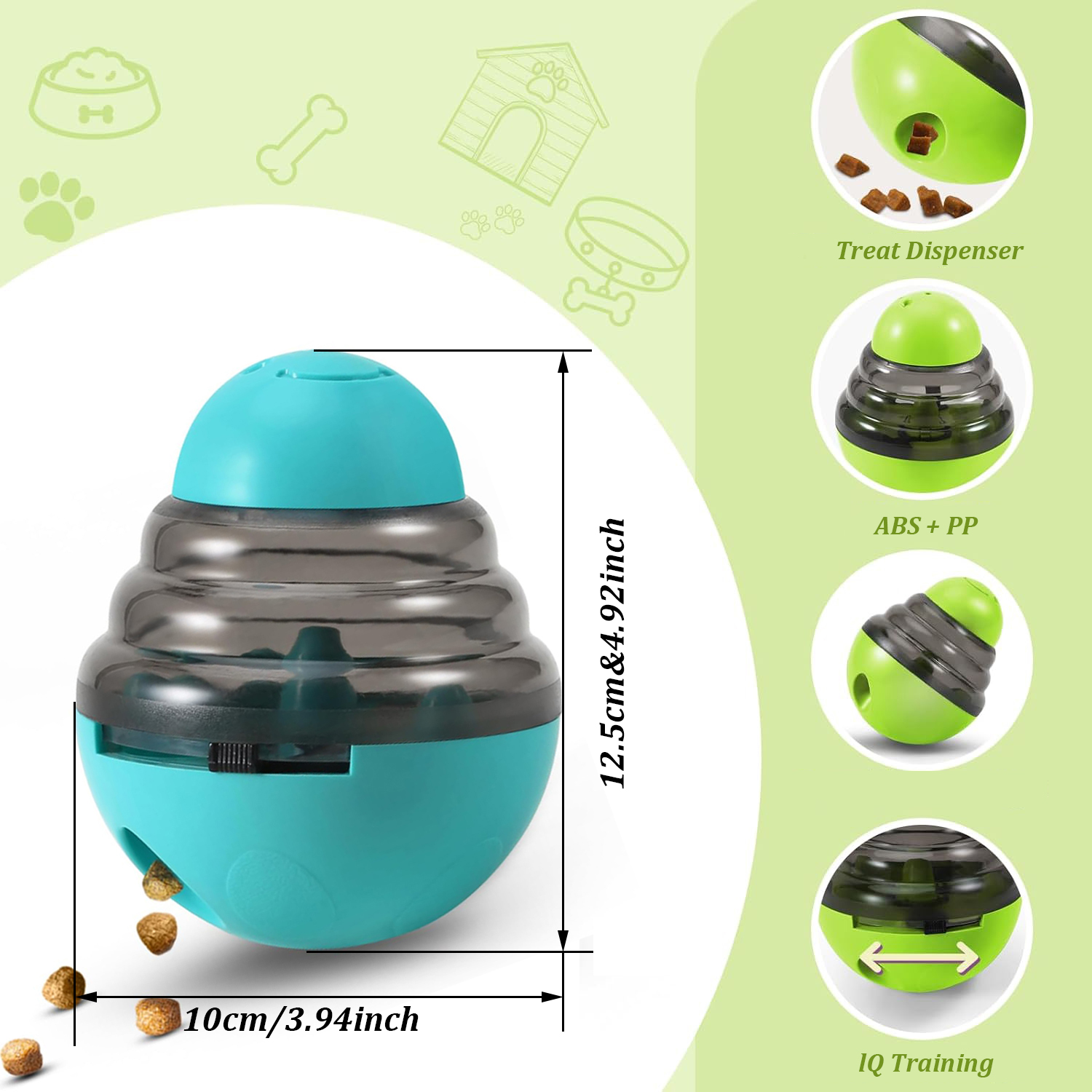 Dispensador de comida interact - Dog Puzzle Feeder Toy reseña y precio