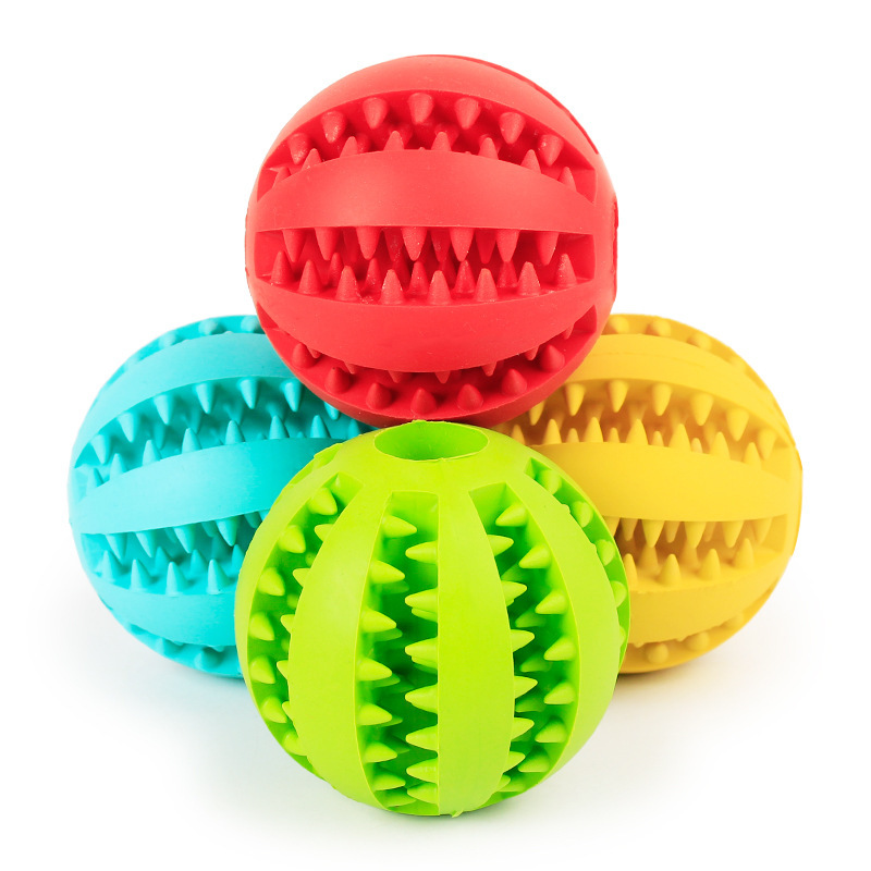 Pelota de goma para masticar,  - Rubber Treat Dispensing Dog Toy reseña y precio