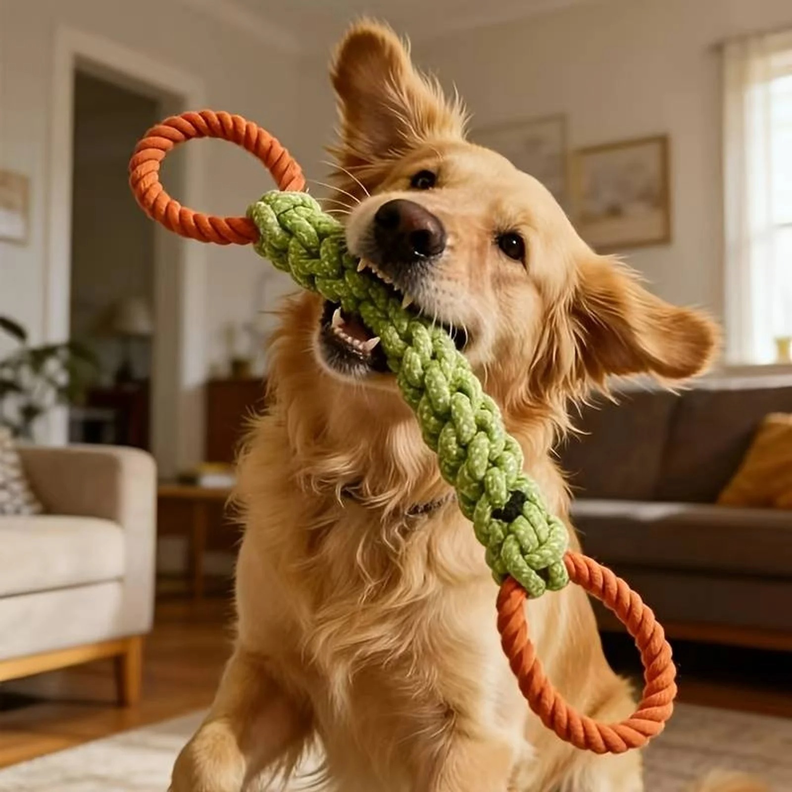 Juguete de Cuerda Resistente p - Indestructible Dog Chew Toy reseña y precio
