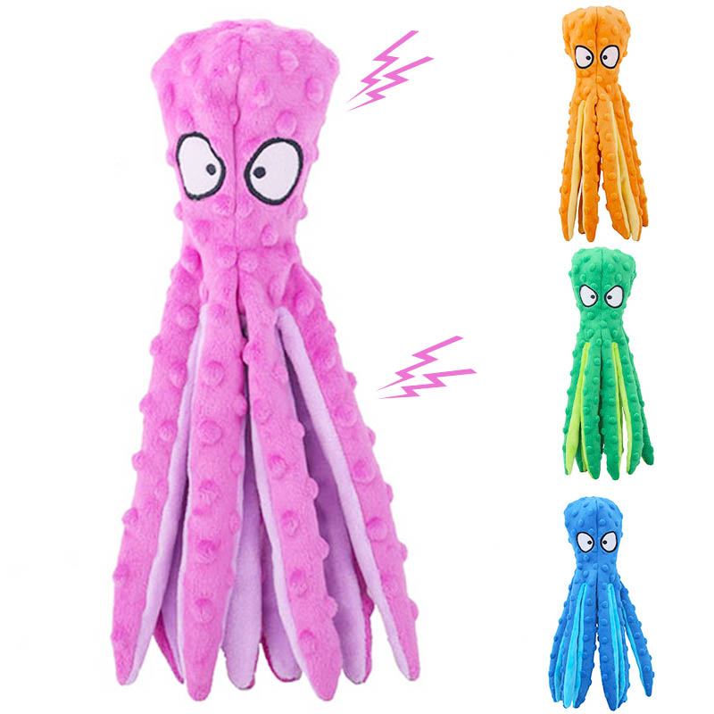 Juguete de peluche para perro, - Interactive Squeaky Plush Dog Toy reseña y precio