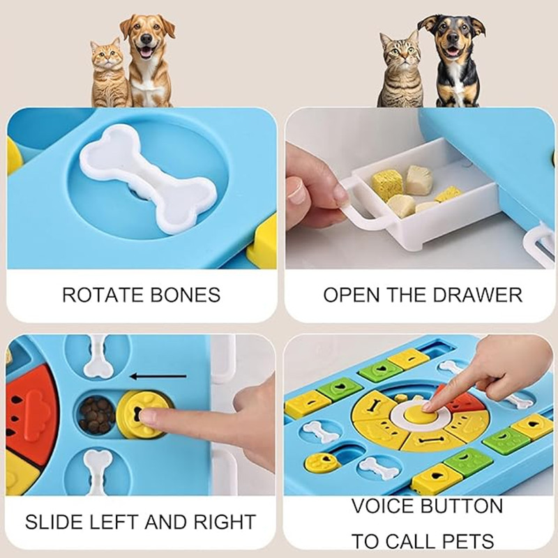 Juguete interactivo rompecabez - Dog Puzzle Feeder Toy reseña y precio