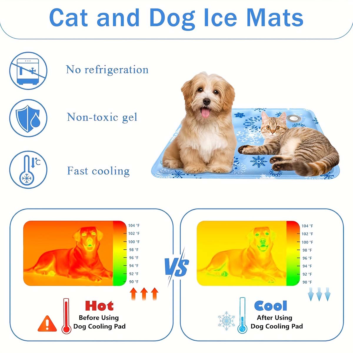 Alfombra refrescante de verano - Pet Beds reseña y precio