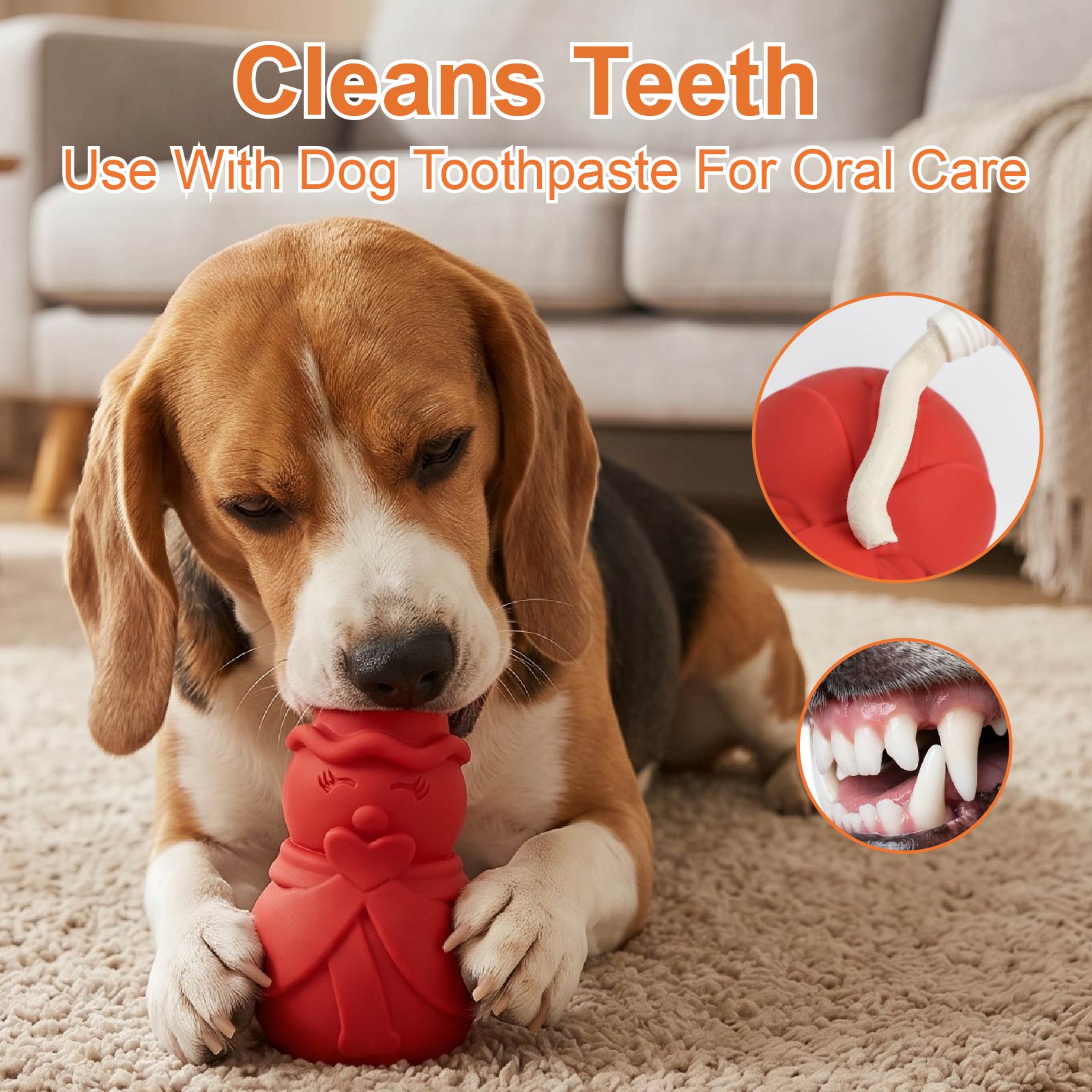 Juguete rompecabezas con forma - Rubber Treat Dispensing Dog Toy reseña y precio