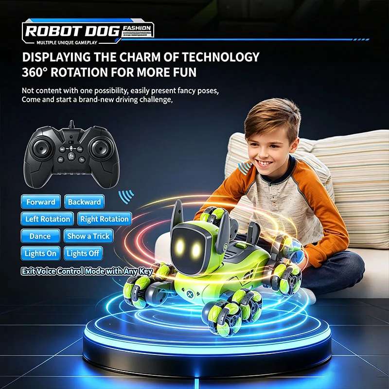 JJRC Q200 2026 Robot Perro Acr - Interactive Squeaky Plush Dog Toy reseña y precio