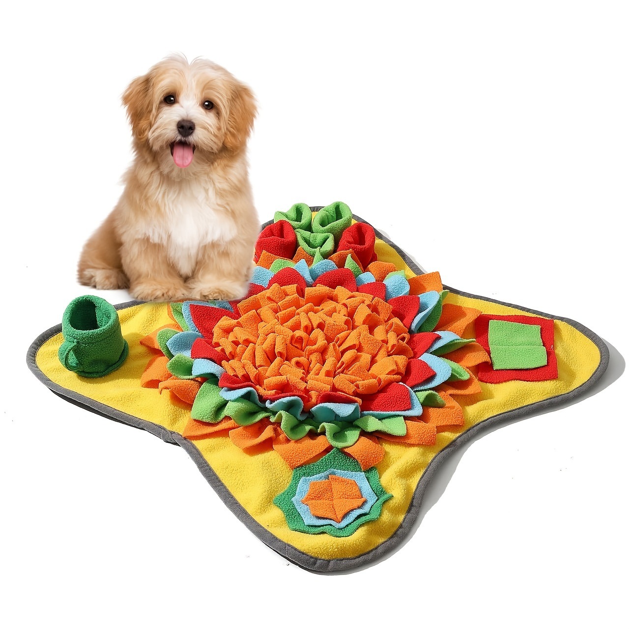 Buen colchoneta para mascotas  - Dog Puzzle Feeder Toy reseña y precio
