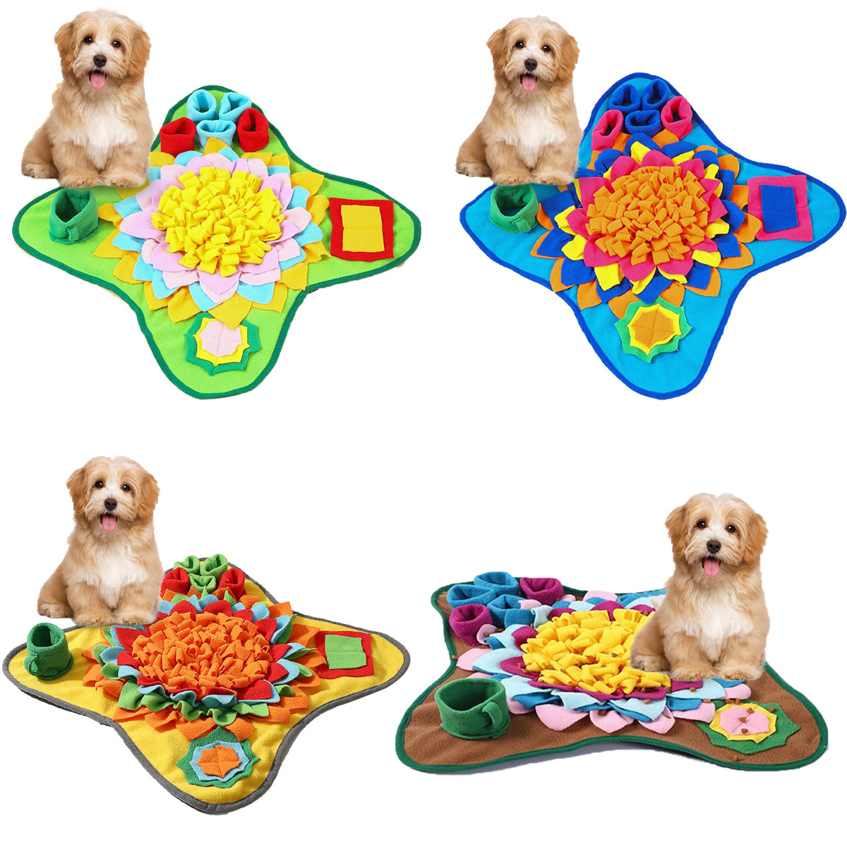 Buen colchoneta para mascotas  - Dog Puzzle Feeder Toy reseña y precio