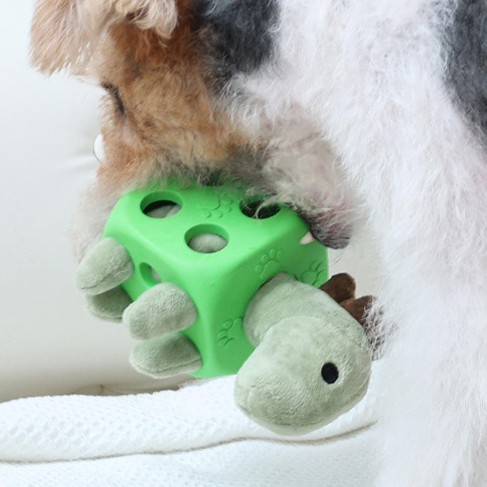 Juguete interactivo para perro - Rubber Treat Dispensing Dog Toy reseña y precio