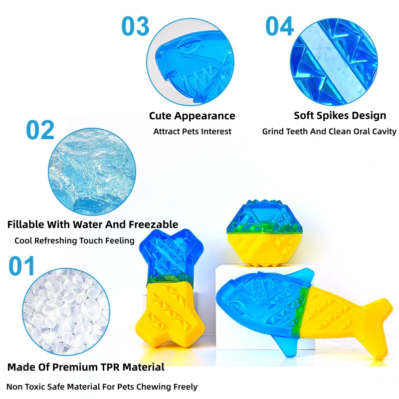 Juguete Refrigerante para Perr - Teeth Cleaning Dog Chew Bone reseña y precio