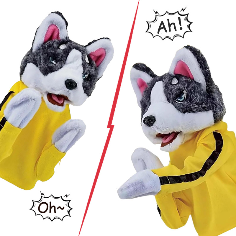 Chico Kung Fu Husky guantes ju - Interactive Squeaky Plush Dog Toy reseña y precio
