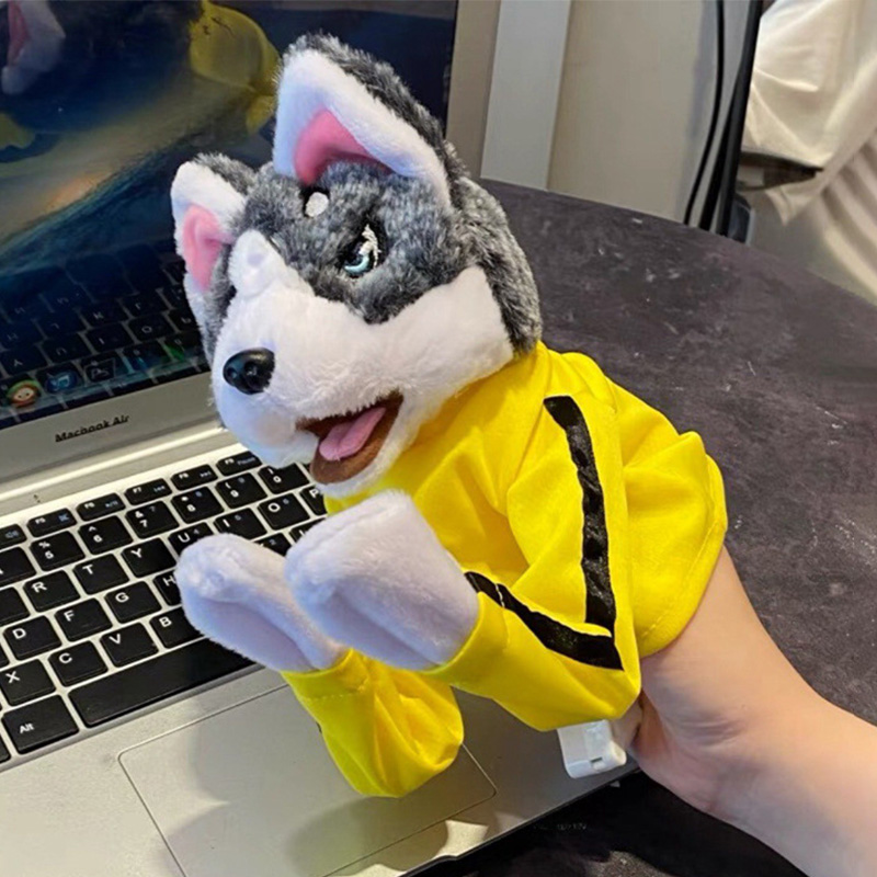 Chico Kung Fu Husky guantes ju - Interactive Squeaky Plush Dog Toy reseña y precio