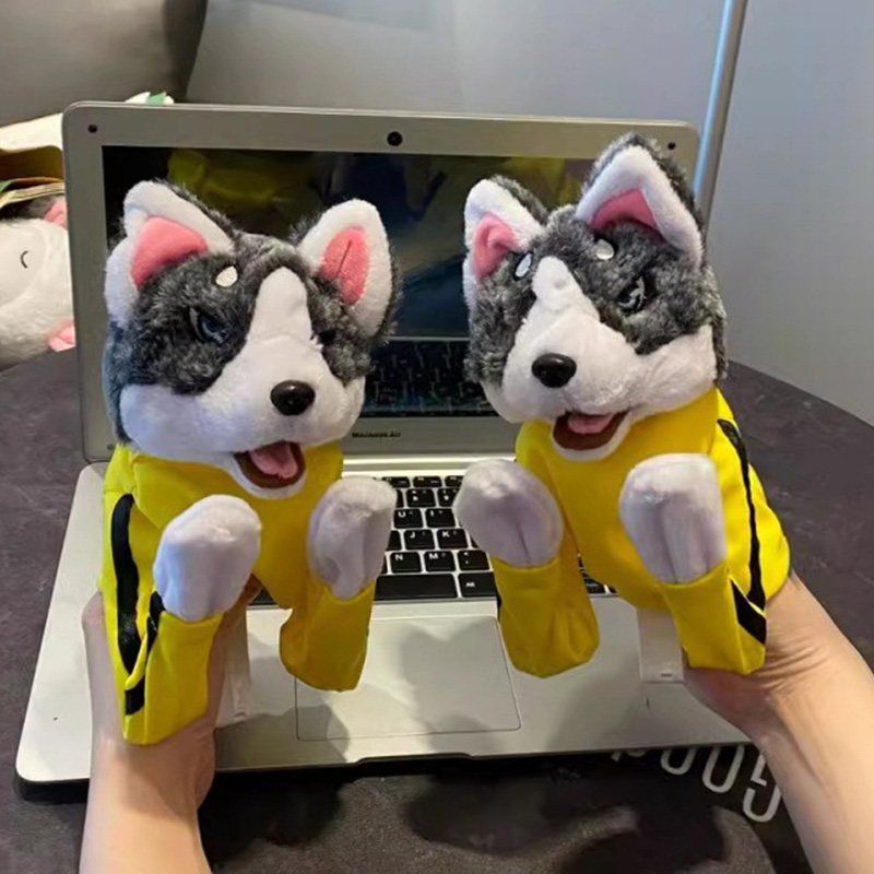 Chico Kung Fu Husky guantes ju - Interactive Squeaky Plush Dog Toy reseña y precio