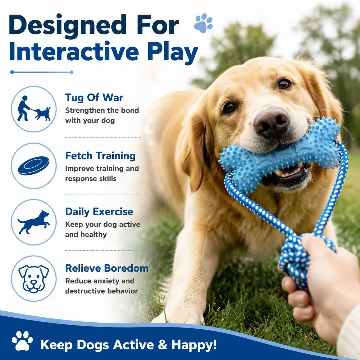 Juguetes para masticar para pe - Dog Rope Toy Aggressive Chewers reseña y precio